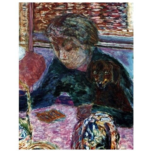       (Femme au Chien)   30. x 39. 1210