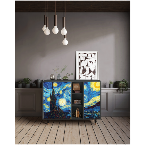  - STORYZ - BS2 The Starry Night by Vincent van Gogh, 125 x 97 x 48 ,  48990