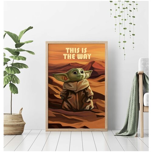 ������ / ������ / ������� ����� ���� - Baby Yoda - ���������� 60�90 �� � ���� 4950�