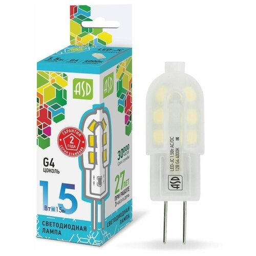 ����� ������������ LED-JC-standard 1.5�� 12� G4 4000� 135�� ASD (5 ����) (���. 4690612003290) 540�