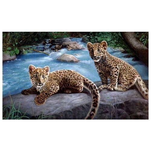     (Leopards) 3 66. x 40. 2120