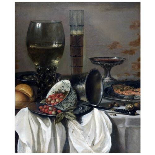       (Still Life with Drinking Vessels)   40. x 48. 1680