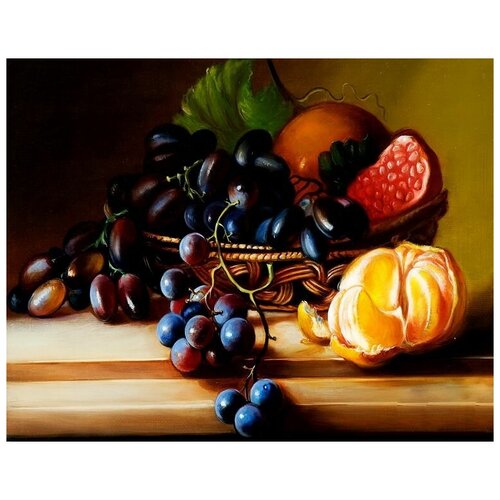        (Still life with basket of fruit) 3  38. x 30. 1200