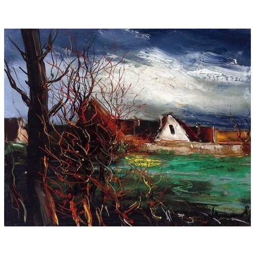        (The Farm with Trees)   37. x 30.,  1190   