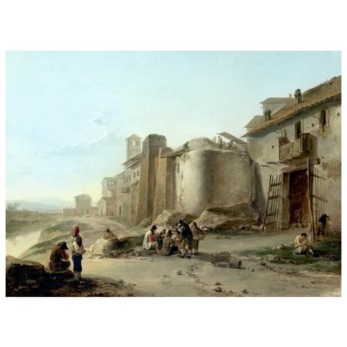        (A View on the Tiber) 41. x 30.,  1260   