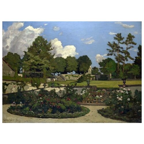       - (The Painter's Garden at Saint-Prive)    55. x 40. 1830