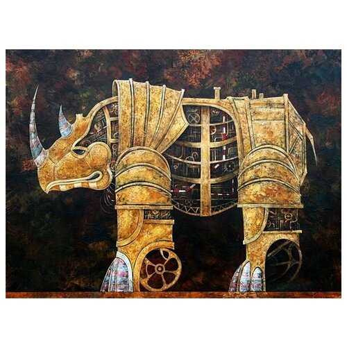     (Rhino) 2 54. x 40. 1810