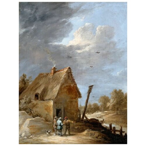 ����������� �� ������ ������ ����� �������� (1690) (A Road near a Cottage) ������ ����� ������� 50��. x 66��. 2420�