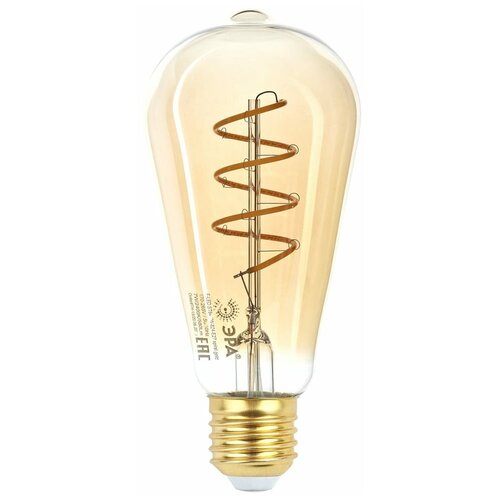     F-LED ST64-7W-824-E27 spiral gold ( . . 7 . E27) (20/960) 0047665,  310  