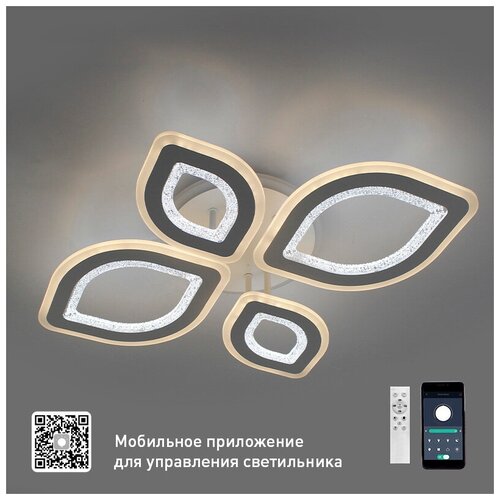    OVAL DOUBLE RGB 60W 5R-APP-650x500x110-WHITE/WHITE/BULB-220-IP20/00003514 4207