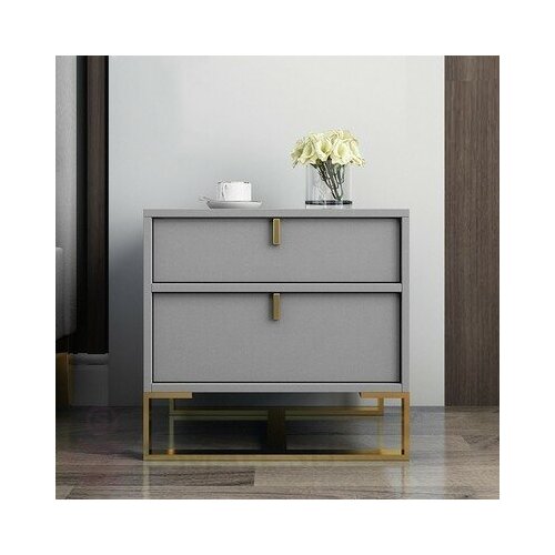   Modern Blue Nightstand Minimalist Bedside Table () 36000