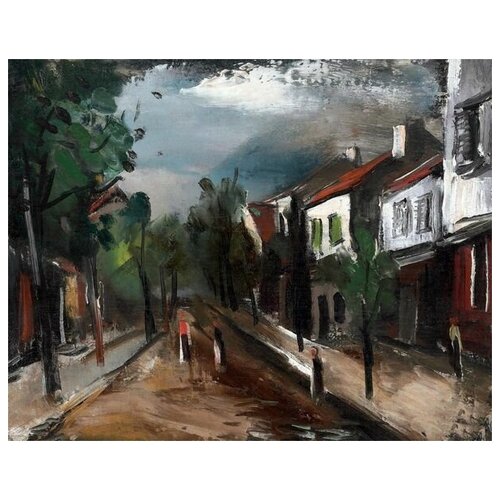       (Street Scene with Figures)   38. x 30. 1200