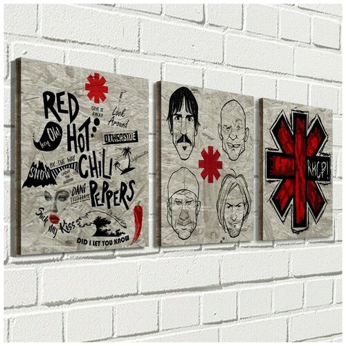        66x24    Red Hot Chili Peppers - 66,  890  ARTWood