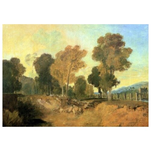        (Trees beside the River) Ҹ  57. x 40. 1880