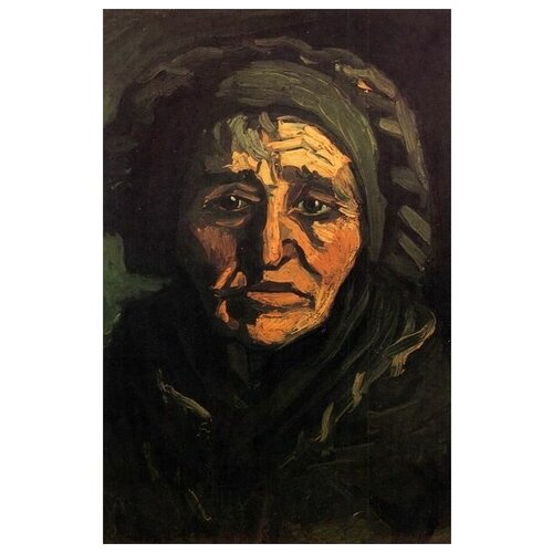         (Head of a Peasant Woman with Greenish Lace Cap)    30. x 46. 1350