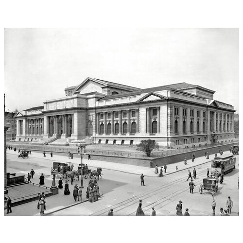       - (The public library in New York City) 63. x 50. 2360