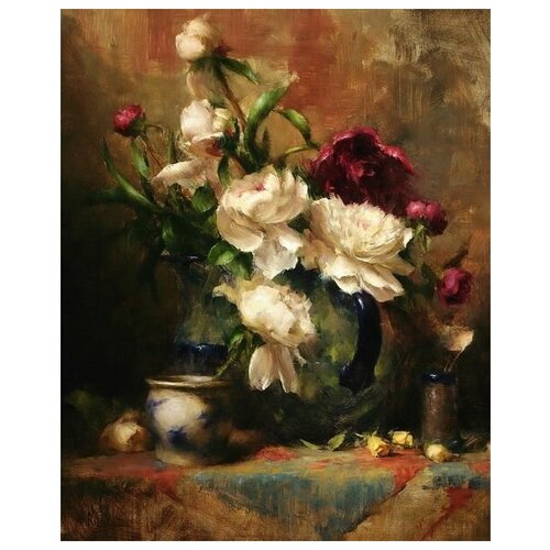       (Peonies in Vases) 1   50. x 62. 2320