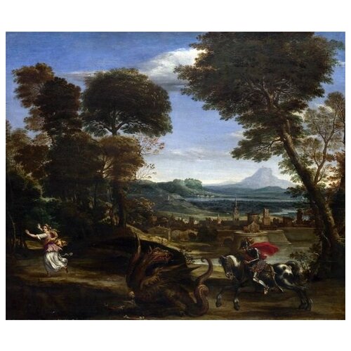         (Saint George killing the Dragon)   47. x 40.,  1640   