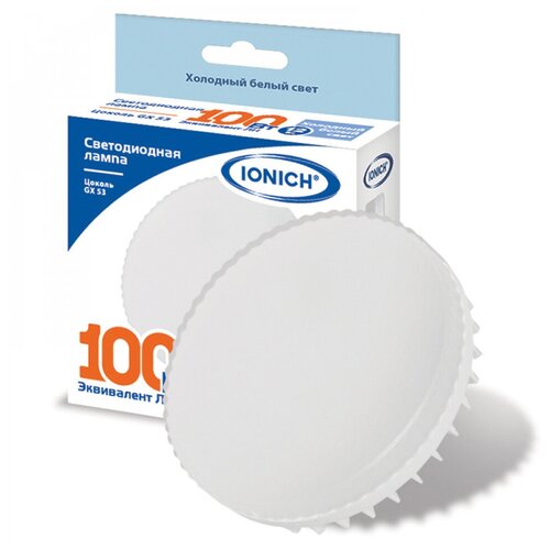 IONICH GX53 / 12W(1080lm) 6500K 6K 72x28 ./ ILED-SMD2835 1140 143