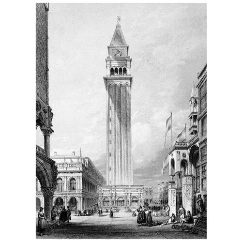       (The bell tower in Venice) 50. x 69. 2530