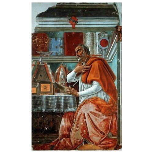    .    (St. Augustinus in prayer)   30. x 49. 1420