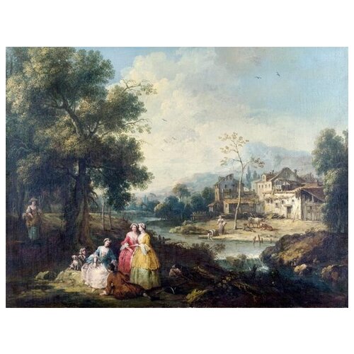        (Landscape with a Group of Figures)   66. x 50. 2420