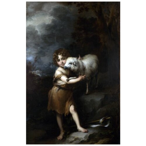         (The Infant Saint John with the Lamb)    30. x 46. 1350