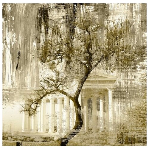         (The composition of the tree and columns) 61. x 60. 2610