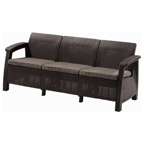  Keter Corfu II Max Love Seat Brown 18399