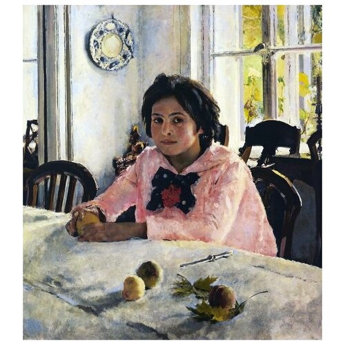        (Girl with Peaches)   60. x 67.,  2810   