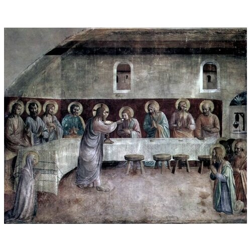     ,   (Communion of the Apostles, the Lord's Supper)    49. x 40. 1700