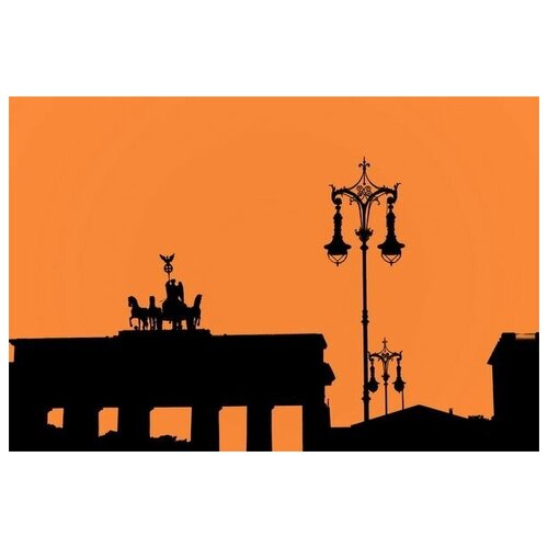      (Brandenburg gate) 60. x 40. 1950