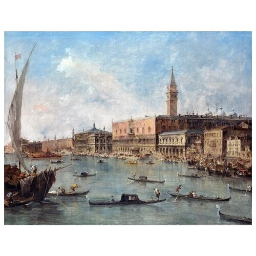      (The Doge's Palace and the Molo)   51. x 40. 1750