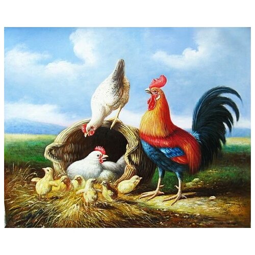     (Chickens) 2 37. x 30. 1190