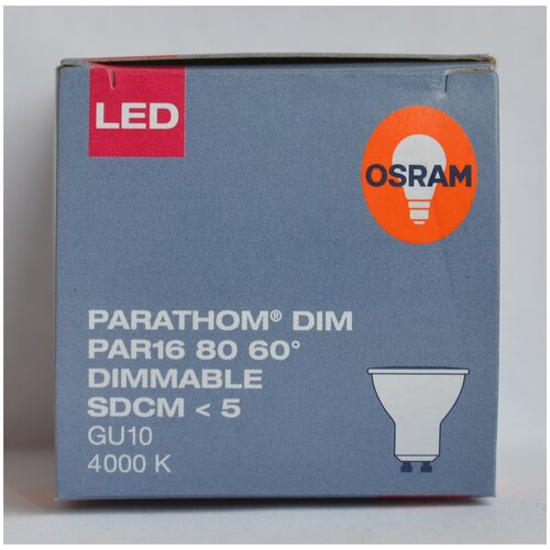   OSRAM  PAR16 GU10 8,3 220 550 4000   ,  5 3318