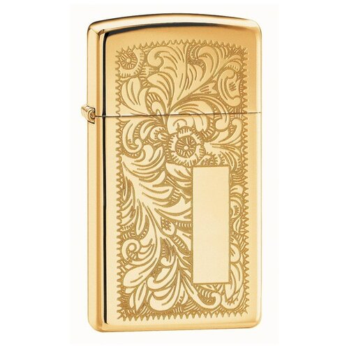    ZIPPO Slim Venetian 1652B   High Polish Brass 7310