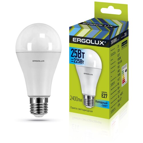   Ergolux LED-A65-25W-E27-4K 151