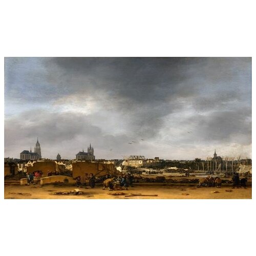        1654  (A View of Delft after the Explosion of 1654)     70. x 40. 2190