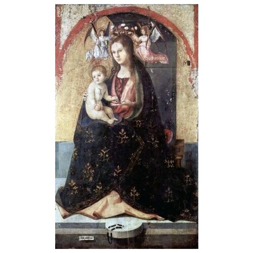       (Polyptychon des Hl. Gregor, Mitteltafel (Szene - Thronende Madonna))    40. x 68. 2170