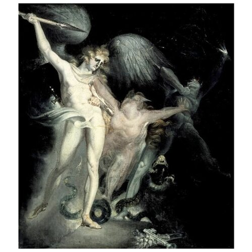         (1799-1800) (Satan and Death with Sin Intervening)    30. x 34. 1110