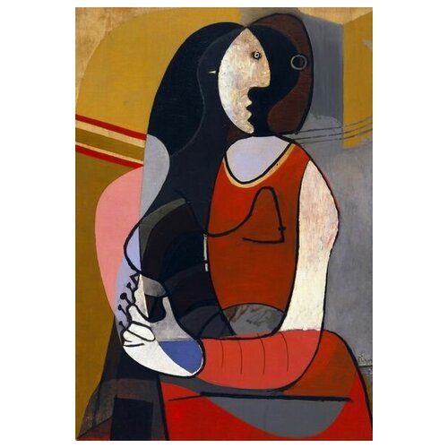      (Seated Woman)   30. x 44. 1330