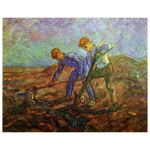       (Two Peasants Digging)    63. x 50. 2360