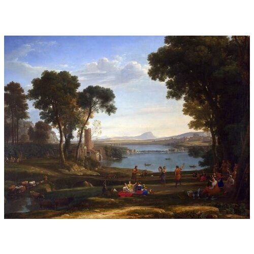        (Landscape with the Marriage of Isaac and Rebecca)   54. x 40. 1810
