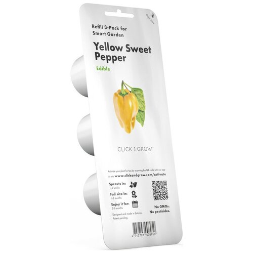      Click and Grow Refill 3-Pack Ƹ   (Yellow Sweet Pepper) 2490