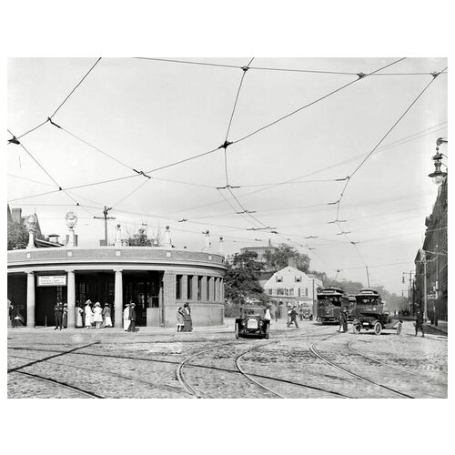       (Street with tramway) 7 65. x 50. 2410