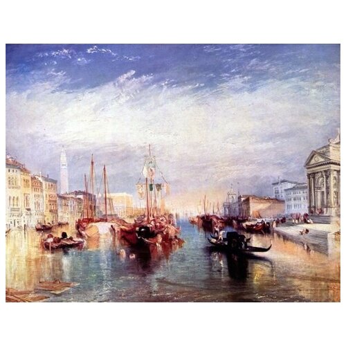����������� �� ������ �������, � ������� ������� ����� ������ (Venice, from the Porch of Madonna della Salute) Ҹ���� ������ 65��. x 50��. 2410�