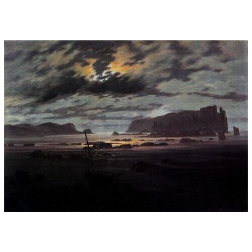         (Nordic sea in the moonlight)    57. x 40. 1880