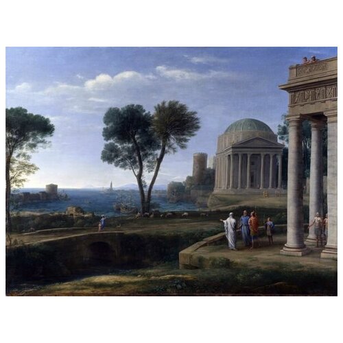         (Landscape with Aeneas at Delos)   53. x 40. 1800