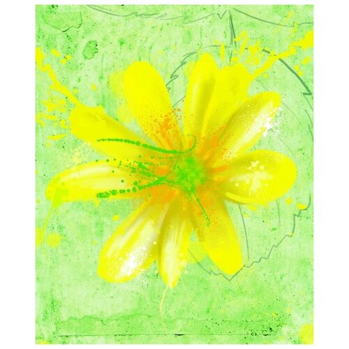      (Yellow flower) 3 40. x 49. 1700