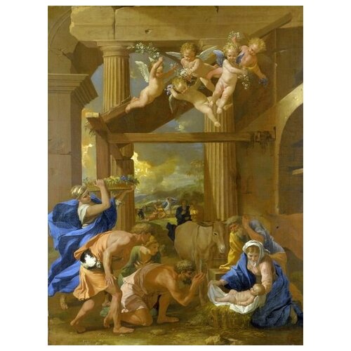       (The Adoration of the Shepherds)   40. x 53.,  1800   